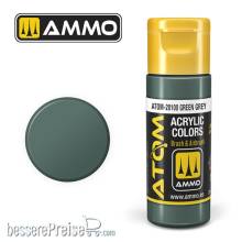 AMMO by MIG Jimenez ATOM-20100 - ATOM COLOR Green Grey