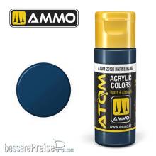 AMMO by MIG Jimenez ATOM-20103 - ATOM COLOR Marine Blue