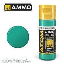 AMMO by MIG Jimenez ATOM-20114 - ATOM COLOR Turquoise Green