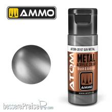 AMMO by MIG Jimenez ATOM-20167 - ATOM METALLIC Gun Metal