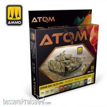 AMMO by MIG Jimenez ATOM-20704 - ATOM-German Tank Colors WWII