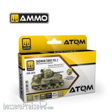 AMMO by MIG Jimenez ATOM-20735 - ATOM Sherman Tanks Vol. 2 (WWII European Theater of Operations)