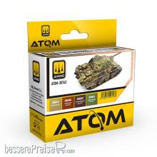 AMMO by MIG Jimenez ATOM-20743 - ATOM 1944-45 German Standard Colors Set