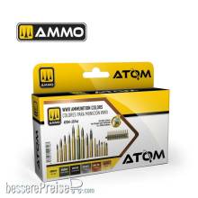 AMMO by MIG Jimenez ATOM-20746 - ATOM WWII Ammunition Colors
