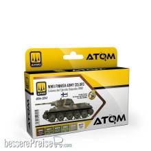 AMMO by MIG Jimenez ATOM-20747 - ATOM WWII Finnish Army Colors Set