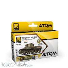 AMMO by MIG Jimenez ATOM-20749 - ATOM WWII Hungarian Army Colors Set