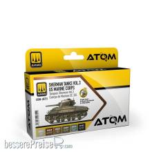 AMMO by MIG Jimenez ATOM-20751 - ATOM Sherman Tanks Vol 3 WWII US Marine Corps Set