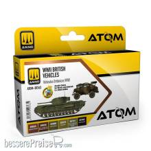 AMMO by MIG Jimenez ATOM-20763 - ATOM WWII British Vehicles Set