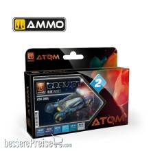 AMMO by MIG Jimenez ATOM-20805 - ATOM Gravity Set 2 -Blue