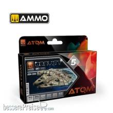 AMMO by MIG Jimenez ATOM-20808 - ATOM Gravity Set 5 - Grey
