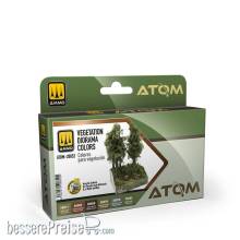 AMMO by MIG Jimenez ATOM-20852 - ATOM Vegetation Diorama colors Set