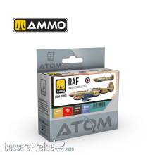 AMMO by MIG Jimenez ATOM-20903 - ATOM RAF WWII Desert Colors Set