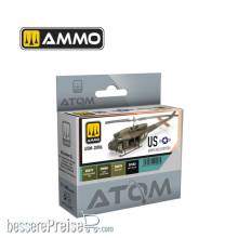 AMMO by MIG Jimenez ATOM-20906 - ATOM US Army Helicopters Set