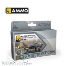 AMMO by MIG Jimenez ATOM-20908 - ATOM MIG-17 Polish Air Force Colors Set