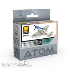 AMMO by MIG Jimenez ATOM-20915 - ATOM Bare Metal Aircraft Colors Set