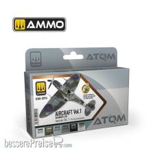 AMMO by MIG Jimenez ATOM-20916 - ATOM Beginners Set: Aircraft Vol.1
