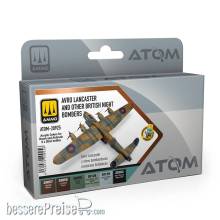 AMMO by MIG Jimenez ATOM-20925 - ATOM Avro Lancaster and other Night Bombers Set