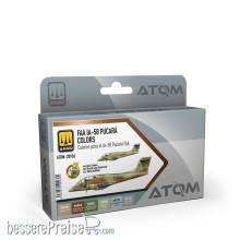 AMMO by MIG Jimenez ATOM-20936 - ATOM FAA IA-58 Pucará Colors Set