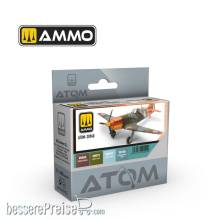 AMMO by MIG Jimenez ATOM-20940 - ATOM French WWII Aircraft Colours Set