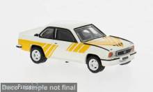 Brekina 20772 - Brekina, Opel Ascona B i400, weiss/gelb, 1980, 1:87