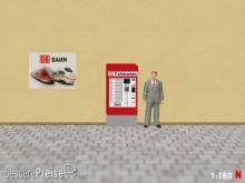 Modellland 2087-6 - 1:160 Spur N DB Fahrkartenautomat