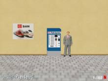 Modellland 2088-6 - 1:160 Spur N DB Fahrkartenautomat