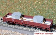 Modellbahn-Bachmann 2090113 - Maschinenteile für Hädl, für den 2-achs. Niederbordwagen Rmmsoo (Art.-Nr. 113052 u.ä.) Größe: 87 x 22 mm
