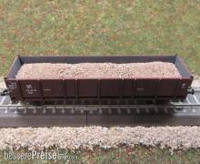 Modellbahn-Bachmann 2090406 - Kies (magnetisch) für Hädl, für den 2-achs. off. Güterwagen Omlu (Art.-Nr. 11563 u.ä.)