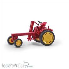 Busch 210005300 - Traktor RS09 mit Mähbalken und Zwillingsbereifung