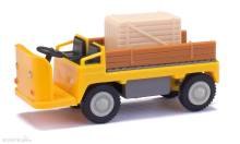 Busch 210010024 - MH: E-Karre Balkancar/Bordwand+Kiste Gel