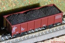 Modellbahn-Bachmann 2100114 - Braunkohle für PSK, für den 2-achs.off.Güterwagen Ommbu40 (Art.-Nr. 2753 u.ä.) Größe: 68 x 21 mm