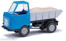 Busch 210013501 - MH: Multicar M22 Mulde mit Kies, Blau