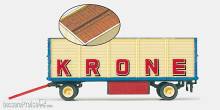 Preiser 21020 - HO Packwagen offenKrone