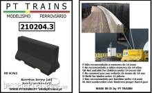 PT Trains 210204.3 - Jersey Sperrungen (6 Stück) (schwarz)