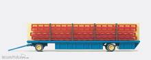 Preiser 21024 - HO Masttransportwagen Krone