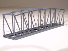 Hack Brücken 21160 - Kastenbrücke 20cm, grau - Typ KN20
