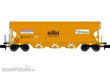NME 211630 - Getreidewagen Tagnpps 101m³ RTI Wagon - orange - NACCO - 1. Betr.nr.0764 104-0