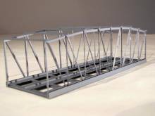 Hack Brücken 21170 - Kastenbrücke 20cm zweigl., grau - Typ KN20-2