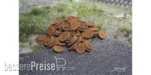 Juweela 21217 - 1:120/160 Radrollen rostig Echtrost, 20g