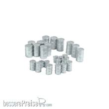 N-TRAIN 21226 - Metallfässer (26 St.) - Silber