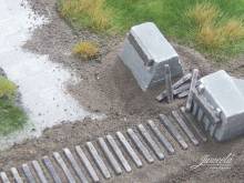 Juweela 21261 - 1:120 Bahnschwellen alt, 10g