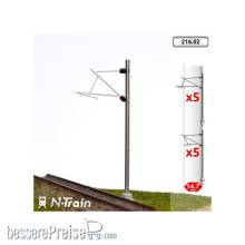 N-TRAIN 21602 - SNCF - H-Profilmasten mit 25kV Ausleger - S (10 St.)