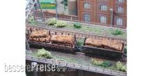Juweela 21603 - 1:160 Schrottautos rostig Echtrost, 18 Stk.