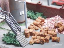 Juweela 21612 - 1:160 Fässer rostig Echtrost 20g