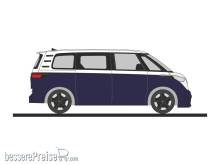 Rietze 21919 - Volkswagen ID. Buzz People candy weiß/starlight blue metallic 1:87