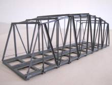 Hack Brücken 22060 - Bogenbrücke 18 cm 2-gleisig, grau - Typ BN18-2