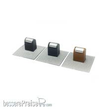 87TRAIN 221035 - 3 Recyclingcontainer (Grau/Braun)