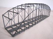 Hack Brücken 22110 - Bogenbrücke 27 cm 2-gleisig, grau - Typ BN27-2