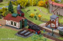 Faller 222108 - Set Nebenbahnlokschuppen mit Blockstelle