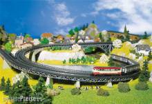 Faller 222542 - 4 Auffahrtsteile, gebogen